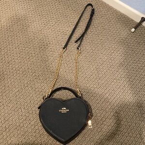 Small Heart Shaped Coach Purse!